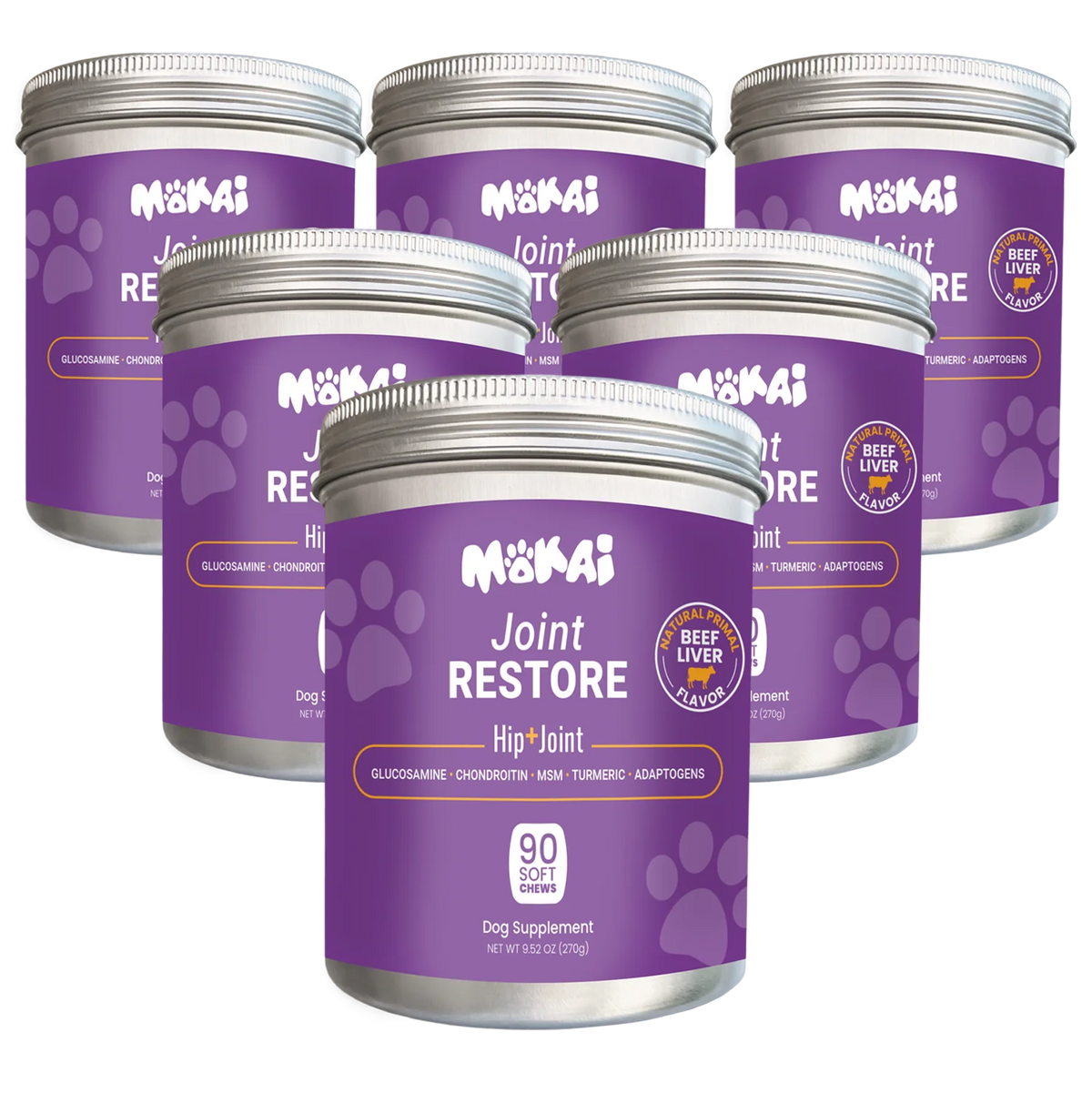 Joint Restore for Dogs: 6 Jars