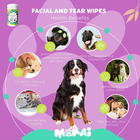 Facial & Tear Stain Wipes