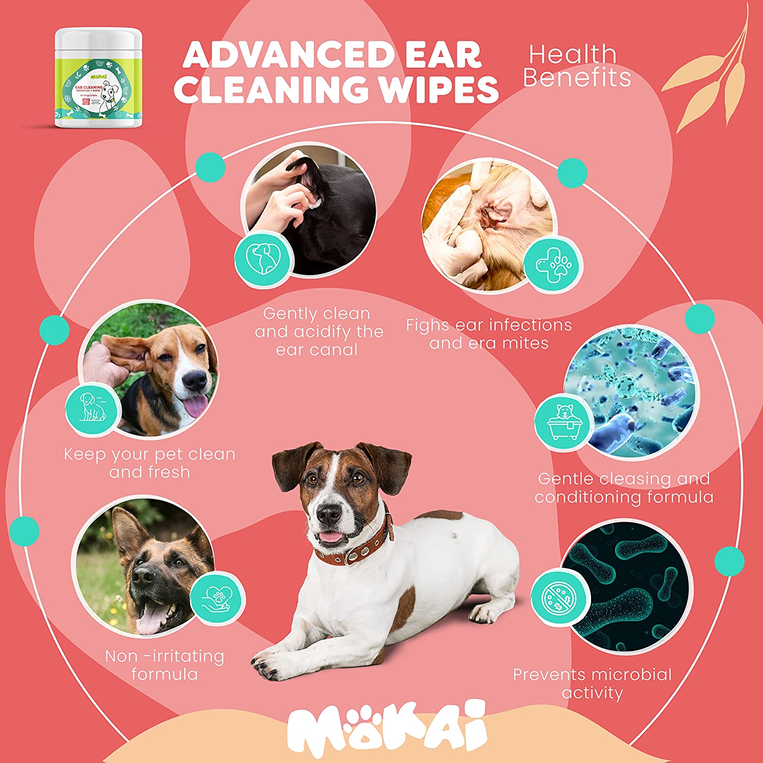 Ear Wipes For Dogs and Cats